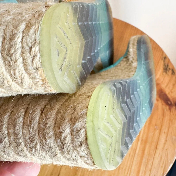 Missoni Sport Nkle Wrap Raffie Wedge Heels Sandals 40 - Picture 11 of 11